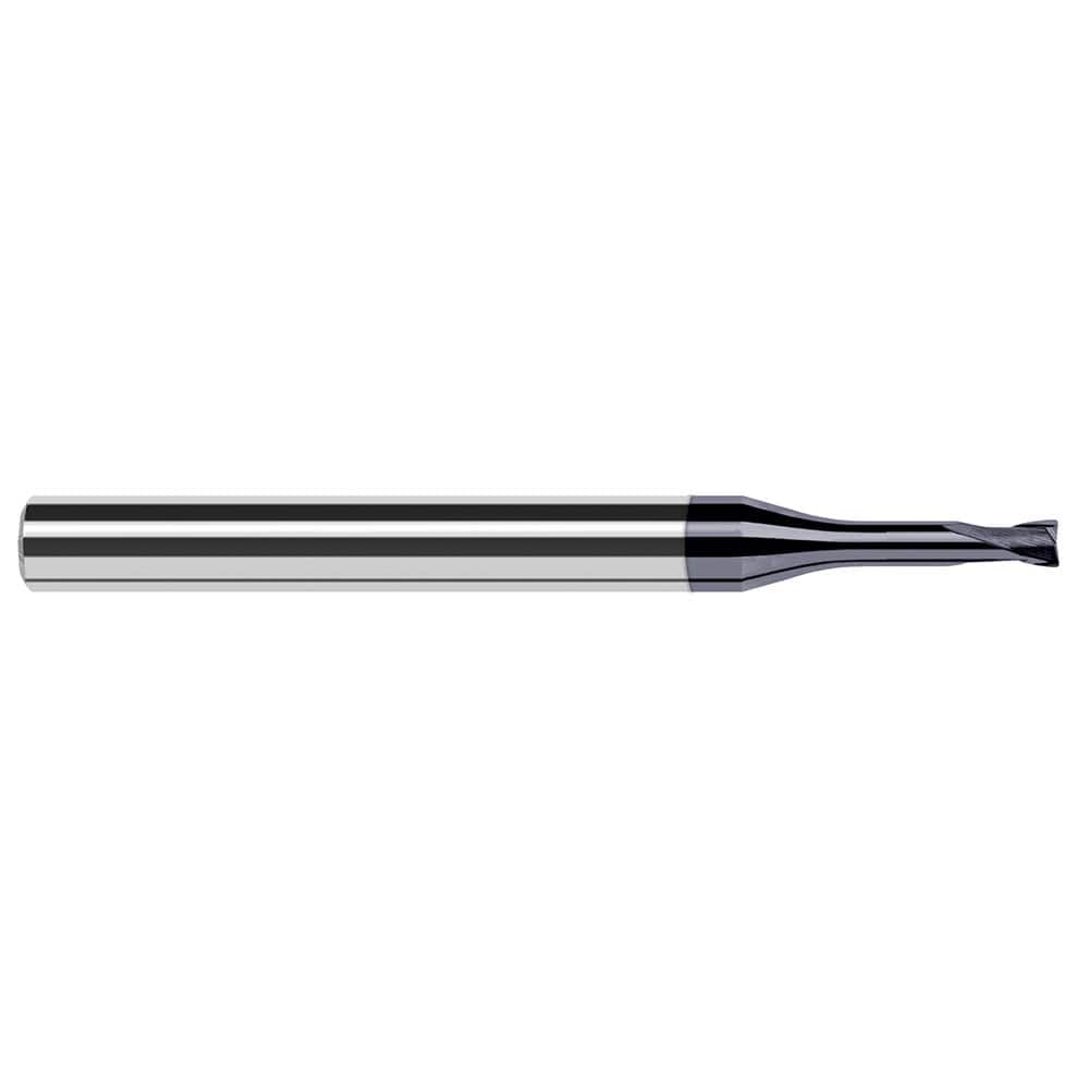 Harvey Tool - Corner Radius & Corner Chamfer End Mills; Mill Diameter (Inch): 1/16 ; Mill Diameter (Decimal Inch): 0.0620 ; End Type: Corner Radius ; Corner Radius (Decimal Inch): 0.0100 ; Number of Flutes: 4 ; Material: Solid Carbide - Exact Industrial Supply