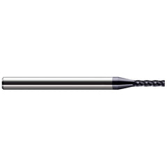 Harvey Tool - Corner Radius & Corner Chamfer End Mills; Mill Diameter (Inch): 1/16 ; Mill Diameter (Decimal Inch): 0.0620 ; End Type: Corner Radius ; Corner Radius (Inch): 1/64 ; Corner Radius (Decimal Inch): 0.0150 ; Number of Flutes: 4 - Exact Industrial Supply