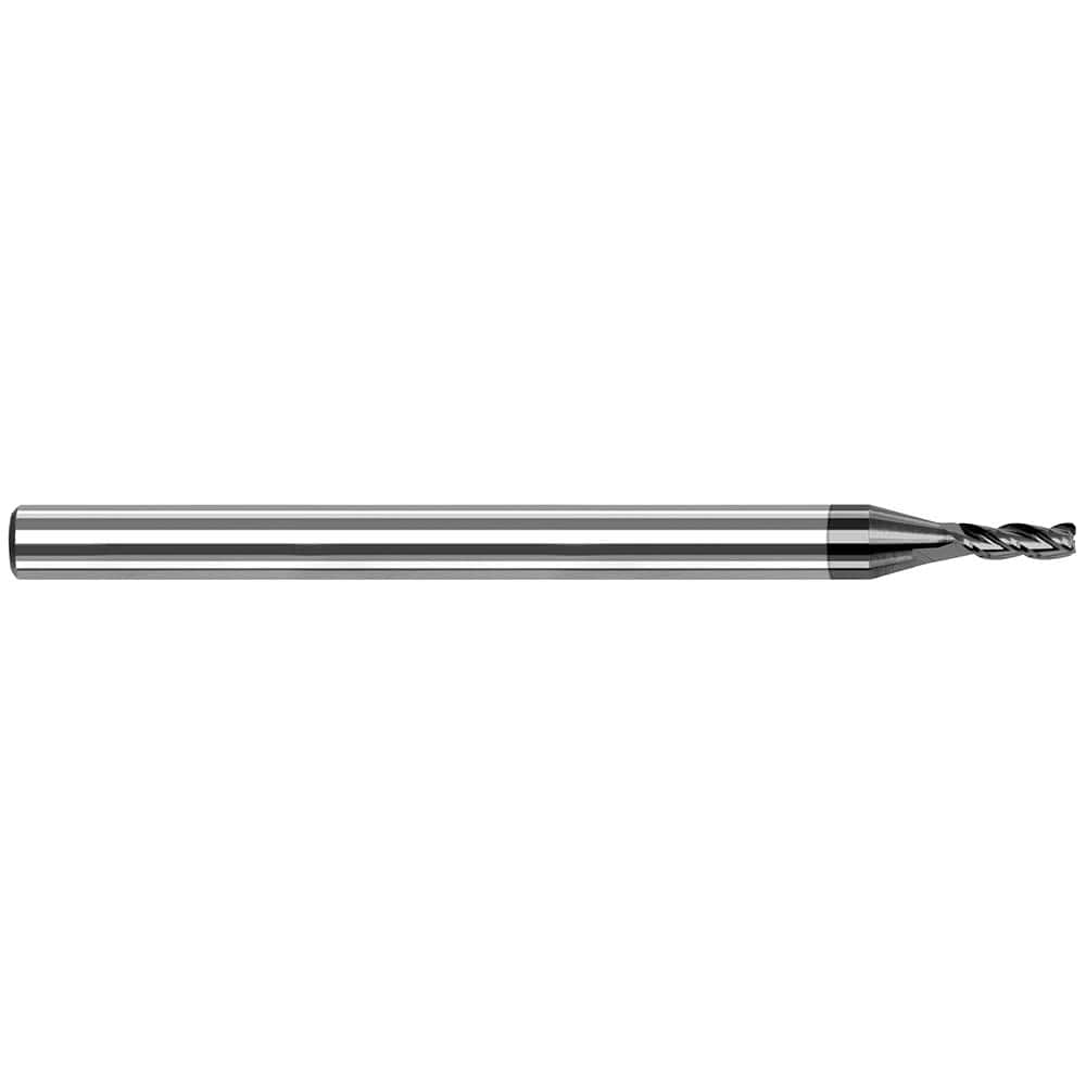 Harvey Tool - 3/32" Diam 3 Flute Solid Carbide 0.005" Corner Radius - Exact Industrial Supply