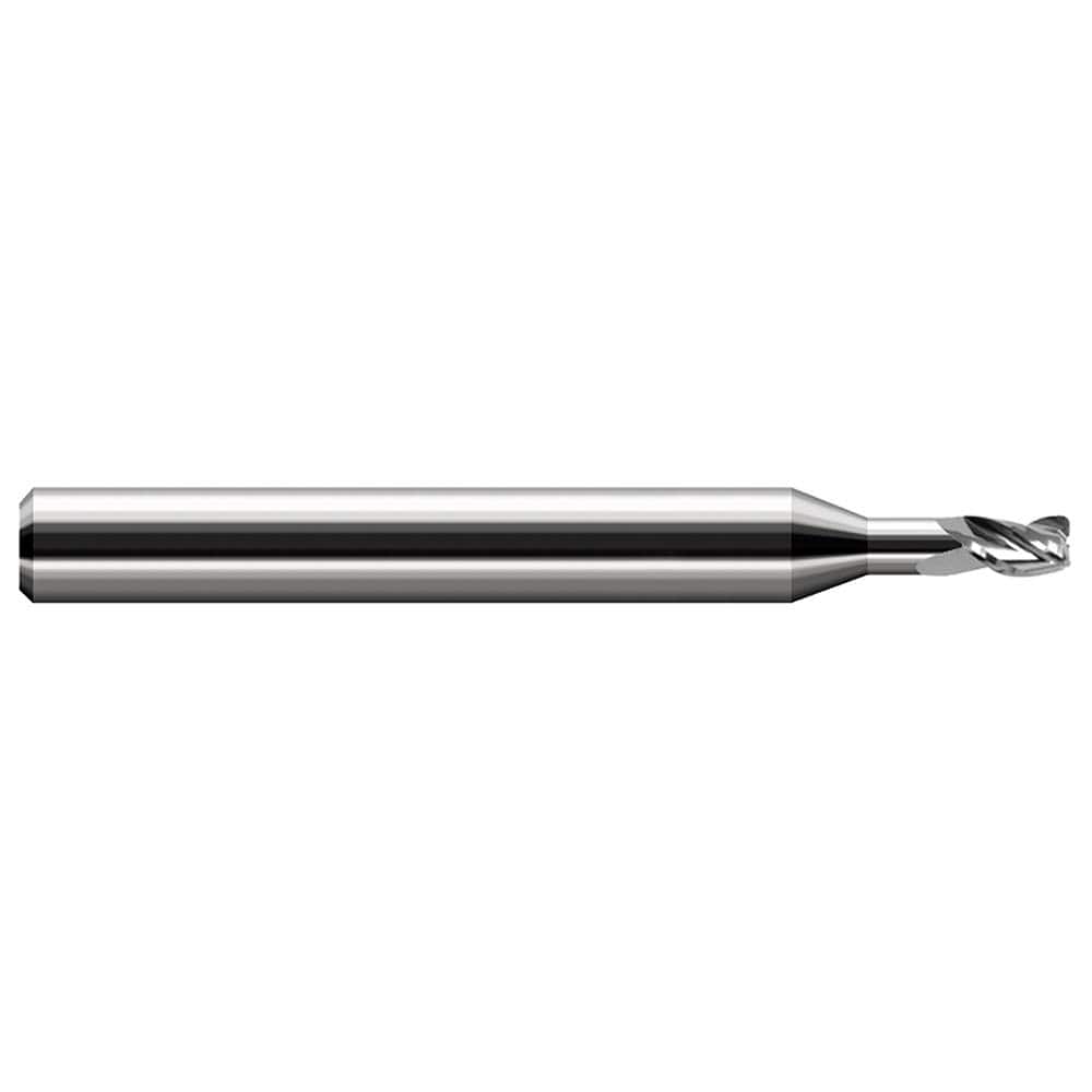 Harvey Tool - Corner Radius & Corner Chamfer End Mills; Mill Diameter (Inch): 5/64 ; Mill Diameter (Decimal Inch): 0.0780 ; End Type: Corner Radius ; Corner Radius (Inch): 1/64 ; Corner Radius (Decimal Inch): 0.0150 ; Number of Flutes: 3 - Exact Industrial Supply