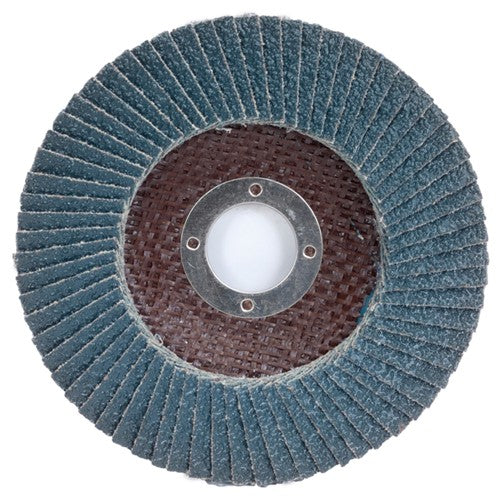 4 1/2″ × 1/4″ × 7/8″ PowerFlex Flap Disc Type 27 Flat 60 Grit - Eagle Tool & Supply