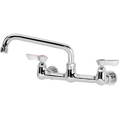 Krowne - Wall Mount, Service Sink Faucet without Spray - Two Handle, Blade Handle, Standard Spout, No Drain - Eagle Tool & Supply