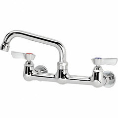 Krowne - Wall Mount, Service Sink Faucet without Spray - Two Handle, Blade Handle, Standard Spout, No Drain - Eagle Tool & Supply