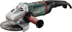 Metabo - 7" Wheel Diam, 8,500 RPM, Corded Angle & Disc Grinder - 5/8-11 Spindle, 15 Amps - Eagle Tool & Supply