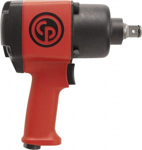 Chicago Pneumatic - 3/4" Drive, 6,300 RPM, 950 Ft/Lb Torque Impact Wrench - Pistol Grip Handle, 900 IPM, 30 CFM, 90 psi, 3/8" NPT Inlet - Eagle Tool & Supply