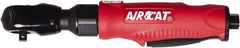 AIRCAT - 3/8" Drive, 280 RPM, 70 Ft/Lb Torque Ratchet Wrench - Inline Handle, 4 CFM, 90 psi, 1/4" NPT Inlet - Eagle Tool & Supply