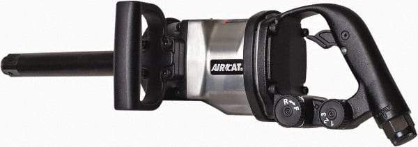 AIRCAT - 1" Drive, 6,000 RPM, 1,700 Ft/Lb Torque Impact Wrench - D-Handle, 1,600 IPM, 8 CFM, 90 psi, 1/2" NPT Inlet - Eagle Tool & Supply