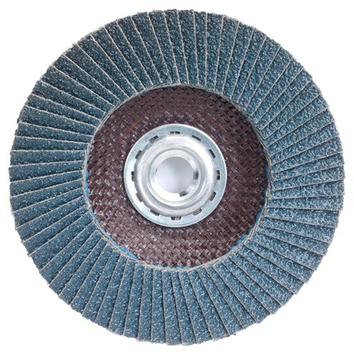 7″ × 1/4″ × 5/8″ PowerFlex Flap Disc Type 27 Flat 24 Grit - Eagle Tool & Supply