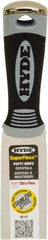 Hyde Tools - 1-1/2" Wide Spring Blade Stainless Steel Putty Knife - Flexible, Plastic Handle - Eagle Tool & Supply