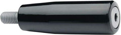 Elesa - 3/8-16 Threaded Stem, Revolving Handwheel & Machine Handle - Duroplast Traditional Handle, 0.71" Long Steel Stem, 3.54" Handle Length - Eagle Tool & Supply