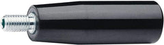 Elesa - M10 Threaded Stem, Revolving Handwheel & Machine Handle - Duroplast Traditional Handle, 0.67" Long Steel Stem, 3.54" Handle Length - Eagle Tool & Supply