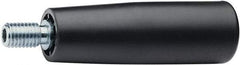 Elesa - M8 Threaded Stem, Revolving Handwheel & Machine Handle - High Impact Polypropylene Traditional Handle, 0.59" Long Steel Stem, 2.56" Handle Length - Eagle Tool & Supply