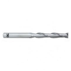16mm Dia. x 153mm Overall Length 2-Flute Square End Solid Carbide SE End Mill-Round Shank-Center Cutting-Uncoated - Eagle Tool & Supply