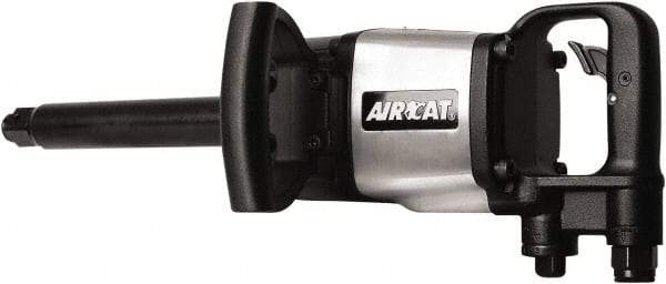 AIRCAT - 1" Drive, 5,000 RPM, 1,800 Ft/Lb Torque Impact Wrench - D-Handle, 1,400 IPM, 12 CFM, 90 psi, 1/2" NPT Inlet - Eagle Tool & Supply