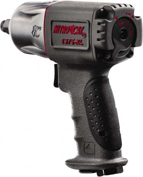 AIRCAT - 1/2" Drive, 10,000 RPM, 500 Ft/Lb Torque Impact Wrench - Pistol Grip Handle, 1,350 IPM, 6 CFM, 90 psi, 1/4" NPT Inlet - Eagle Tool & Supply