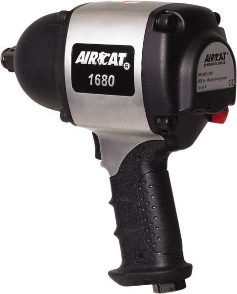 AIRCAT - 3/4" Drive, 4,500 RPM, 1,200 Ft/Lb Torque Impact Wrench - Pistol Grip Handle, 950 IPM, 8 CFM, 90 psi, 3/8" NPT Inlet - Eagle Tool & Supply