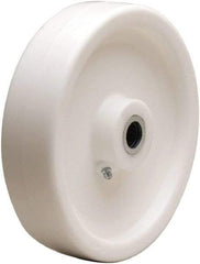 Hamilton - 8 Inch Diameter x 2 Inch Wide, Polyolefin Caster Wheel - 900 Lb. Capacity, 2-3/16 Inch Hub Length, 1/2 Inch Axle Diameter, Straight Roller Bearing - Eagle Tool & Supply