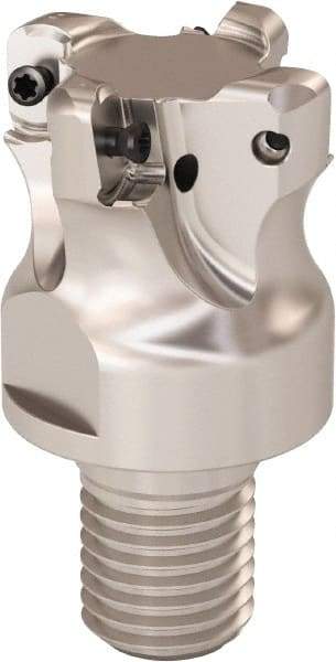 Seco - 32mm Cutting Diam, 0.9mm Max Depth of Cut, Modular Connection Indexable Copy End Mill - 4 Inserts, LOHT Insert, R217.21 Toolholder - Eagle Tool & Supply