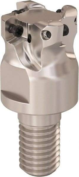 Seco - 20mm Cutting Diam, 0.32mm Max Depth of Cut, Modular Connection Indexable Copy End Mill - 4 Inserts, LPHT Insert, R217.21 Toolholder - Eagle Tool & Supply