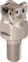 Seco - 20mm Cutting Diam, 0.32mm Max Depth of Cut, Modular Connection Indexable Copy End Mill - 4 Inserts, LPHT Insert, R217.21 Toolholder - Eagle Tool & Supply