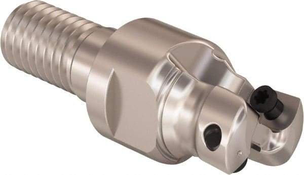 Seco - 12mm Cutting Diam, 0.32mm Max Depth of Cut, Modular Connection Indexable Copy End Mill - 2 Inserts, LPHT Insert, R217.21 Toolholder - Eagle Tool & Supply