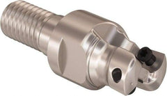 Seco - 12mm Cutting Diam, 0.32mm Max Depth of Cut, Modular Connection Indexable Copy End Mill - 2 Inserts, LPHT Insert, R217.21 Toolholder - Eagle Tool & Supply