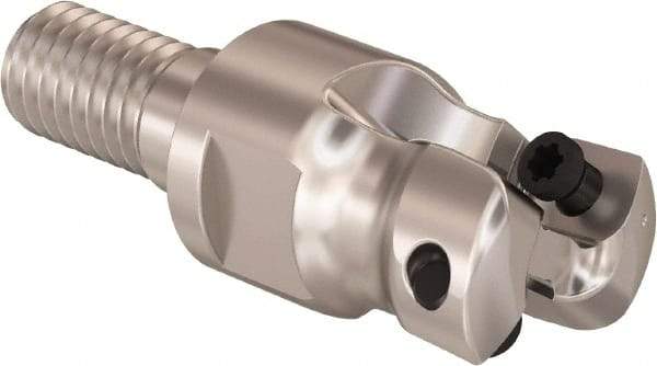 Seco - 12mm Cutting Diam, 0.32mm Max Depth of Cut, Modular Connection Indexable Copy End Mill - 2 Inserts, LPHT Insert, R217.21 Toolholder - Eagle Tool & Supply