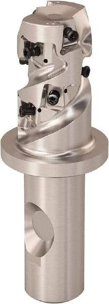 Seco - 25mm Cutting Diam, 20mm Shank Diam, 8mm Max Depth of Cut, Straight Shank Indexable Copy End Mill - 2 Inserts, LOEX Insert, R217.94 Toolholder - Eagle Tool & Supply