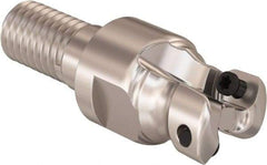 Seco - 1/2" Cutting Diam, 0.32mm Max Depth of Cut, Modular Connection Indexable Copy End Mill - 2 Inserts, LPHT Insert, R217.21 Toolholder - Eagle Tool & Supply