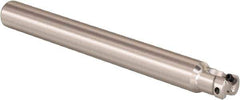Seco - 1/2" Cutting Diam, 1/2" Shank Diam, 0.32mm Max Depth of Cut, Straight Shank Indexable Copy End Mill - 2 Inserts, LPHT Insert, R217.21 Toolholder - Eagle Tool & Supply