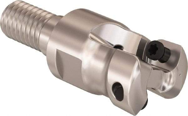 Seco - 1/2" Cutting Diam, 0.32mm Max Depth of Cut, Modular Connection Indexable Copy End Mill - 2 Inserts, LPHT Insert, R217.21 Toolholder - Eagle Tool & Supply