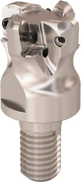 Seco - 1" Cutting Diam, 0.9mm Max Depth of Cut, Modular Connection Indexable Copy End Mill - 4 Inserts, LOHT Insert, R217.21 Toolholder - Eagle Tool & Supply