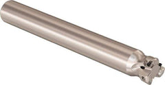 Seco - 27mm Cutting Diam, 25mm Shank Diam, 0.9mm Max Depth of Cut, Straight Shank Indexable Copy End Mill - 3 Inserts, LOHT Insert, R217.21 Toolholder - Eagle Tool & Supply