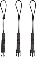 Ergodyne - 12-1/2" Tool Lanyard - Loop Connection, 13" Extended Length, Black - Eagle Tool & Supply
