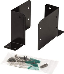 Door Innovation - 4-1/2;-2" Wide x 4" High, Electrostatic Powdered, Door Reinforcer - 1-3/4" Thick Door, Use with Center Aluminum Door Jamb - Eagle Tool & Supply