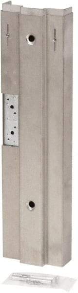 Door Innovation - 5-3/4" Wide x 21.6" High, Galvanized, Door Reinforcer - 1-3/4" Thick Door, Use with Right Hand Steel Door Frame - Eagle Tool & Supply