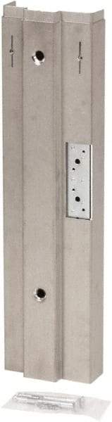 Door Innovation - 5-3/4" Wide x 21.6" High, Galvanized, Door Reinforcer - 1-3/4" Thick Door, Use with Left Hand Steel Door Frame - Eagle Tool & Supply