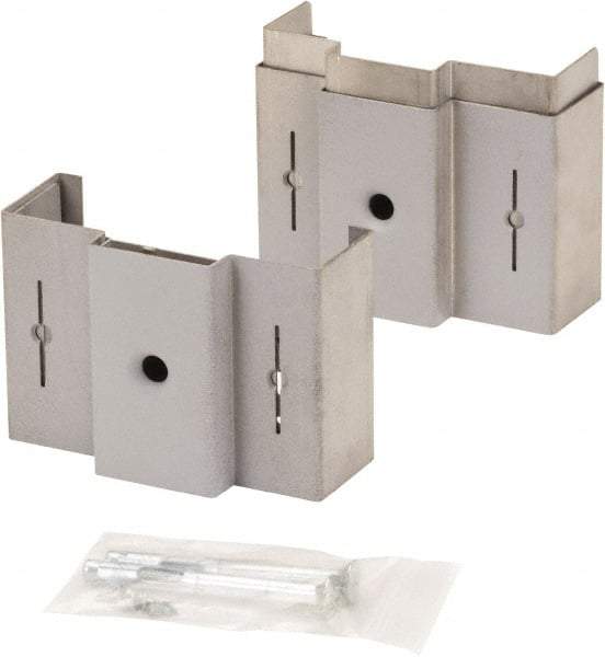 Door Innovation - 5-3/4" Wide x 4" High, Galvanized, Door Reinforcer - 1-3/4" Thick Door, Use with Universal Steel Door Jamb - Eagle Tool & Supply