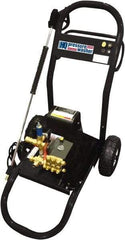 Value Collection - Electric, 15 Amp, 2.3 hp, 1,200 psi, 2.1 GPM, Cold Water Pressure Washer - AR Triplex Ceramic Plunger, 50' x 3/8" Hose, 110 Max Volts - Eagle Tool & Supply