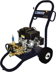 Value Collection - Gas, 6.5 hp, 2,500 psi, 3 GPM, Cold Water Pressure Washer - Triplex Plunger, 50' x 3/8" Hose - Eagle Tool & Supply