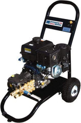 Value Collection - Gas, 7 hp, 3,000 psi, 3 GPM, Cold Water Pressure Washer - AR Triplex Ceramic Plunger, 50' x 3/8" Hose - Eagle Tool & Supply