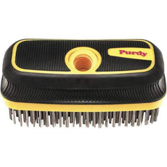 Purdy - Wire Surface Preparation Brush - 8" OAL, Cushioned Grip Handle - Eagle Tool & Supply