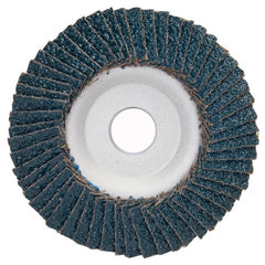 4″ × 1/4″ × 5/8″ PowerFlex Flap Disc Type 29 Contoured 120 Grit - Eagle Tool & Supply