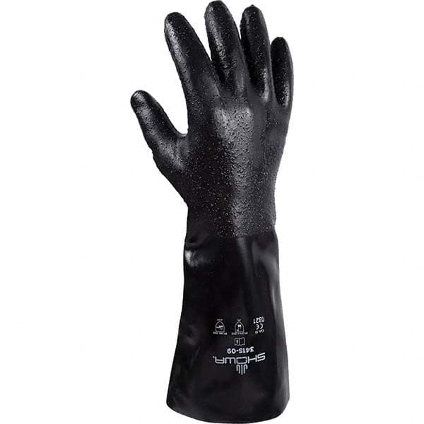 SHOWA - Chemical Resistant Gloves Material: Neoprene Size: Small - Eagle Tool & Supply