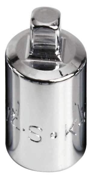 SK - 1/2" Drive, 7/16" Socket, Male Pipe Plug Socket - 4 Points, 1-3/8" OAL - Eagle Tool & Supply
