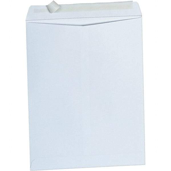Universal One - 4" Long x 10.13" Wide Peel-Off Self-Seal White Catalog Envelope - White - Eagle Tool & Supply