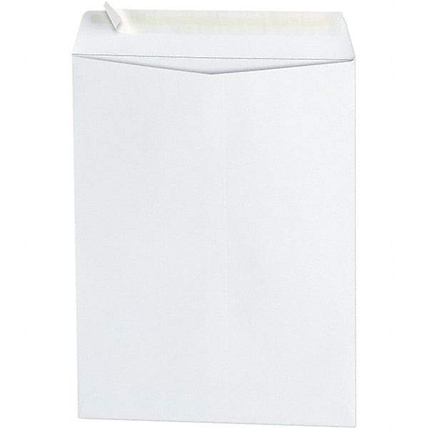Universal One - 3" Long x 9.63" Wide Peel-Off Self-Seal White Catalog Envelope - White - Eagle Tool & Supply