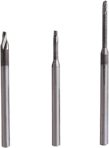 Seco - 0.8mm, 2 Flute, Single End, Solid Carbide, 0.05mm Corner Radius End Mill - 40mm OAL, 20° Helix, Right Hand Flute, 1.2mm LOC, Right Hand Cut - Eagle Tool & Supply