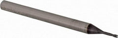 Seco - 0.8mm, 2 Flute, Single End, Solid Carbide, 0.05mm Corner Radius End Mill - 40mm OAL, 20° Helix, Right Hand Flute, 1.2mm LOC, Right Hand Cut, 4mm Extended Reach - Eagle Tool & Supply