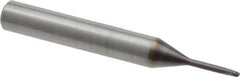 Seco - 1.5mm Diam, 1.5mm LOC, 2 Flute Solid Carbide Ball End Mill - MEGA-T Finish, Single End, 50mm OAL, 6mm Shank Diam, Spiral Flute - Eagle Tool & Supply